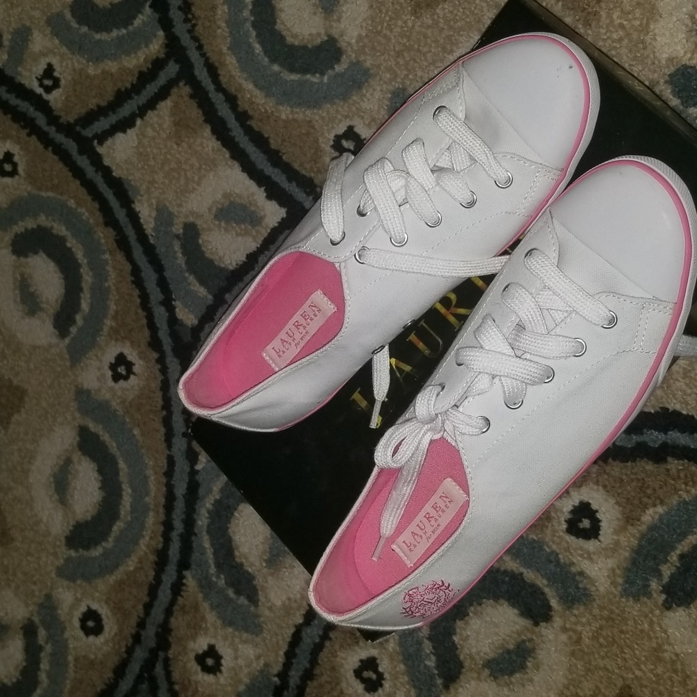 White Ralph Lauren Sneakers